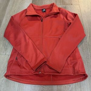 The North Face Orange Zip Up Jacket